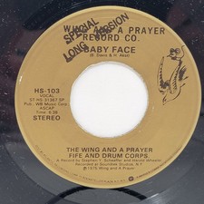 The Wing And A Prayer Fife And Drum Corps. - Baby Face 7" 45 RPM Single (Promo) — listing 3
