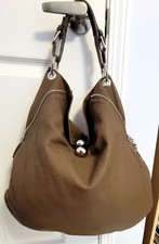 Marni Brown Leather Flap Shoulder Bag with Buckle Closure — listing 2