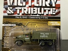 Vintage Die-Cast Military Troop Transport Truck with Rear-Mounted Cannon and Seated Soldier Figures — listing 6