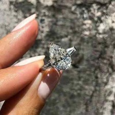Vintage Three-Stone Cubic Zirconia Cocktail Ring with Accented Shoulders — listing 2