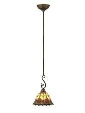Dale Tiffany Mission-Style Stained Glass Pyramid Pendant Lamp Yes, marked Dale Tiffany — listing 5