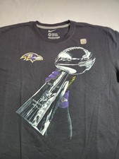 Nike NFL Team Apparel Baltimore Ravens 'Just Do It' Black T-Shirt, Size XL — listing 2