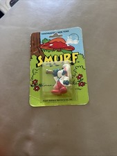 Papa Smurf PVC Figure on Original Wallace Berrie Card, 1982 — listing 2