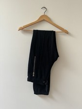 Prada Black Virgin Wool Knit Sweater Pants, Size 52 — listing 5