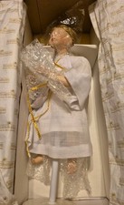 Porcelain Nativity Shepherd Boy Doll in Middle Eastern Costume — listing 6