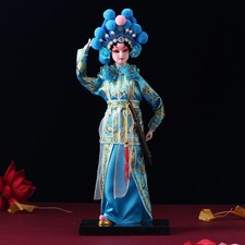 Chinese Peking Opera Bride & Groom Collectible Dolls, Boxed Pair — listing 3