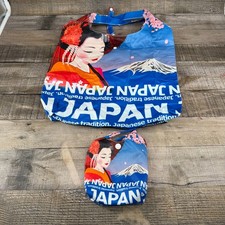 Japanese Fan Pattern Print Fabric Bag / Large Tote — listing 6