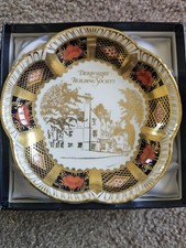 Royal Crown Derby Blue Aves Dinner Plate, Blue & White with Gold Rim, 27cm — listing 5