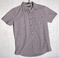 Marc Anthony Men's Slim Fit Stretch Short Sleeve Floral Print Button-Up Shirt — listing 3