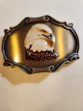 Vintage Flying Eagle Belt Buckle with Iridescent Finish — listing 6