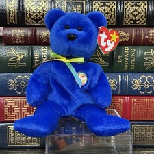 Ty Beanie Baby 'Clubby' Blue Bear (pair) — listing 6