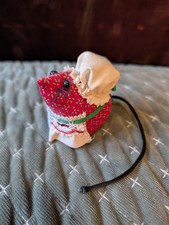 Lot of Handmade Miniature Cloth/Bisque Costumed Dolls with Accessories — listing 6
