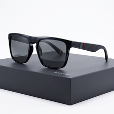 Black Square/Wayfarer-Style Sunglasses — listing 2