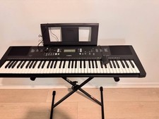 Yamaha PSR-EW310 76-Key Portable Digital Keyboard, Black, with Music Stand, Power Adapter, Note Strip & Manuals — listing 2