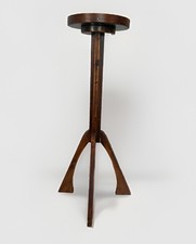 Vintage Pedestal Side Table / End Table with Single Drawer — listing 5