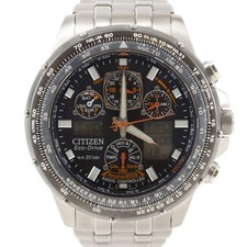 Citizen Eco-Drive Titanium Day-Date Watch with Champagne Dial — listing 2