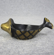 Figural Brass Miniature Cup with Two Seated Male Figures — listing 4