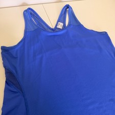 Danskin Now "Love to Run" Grey Racerback Tank Top, Size XL (16-18) — listing 4