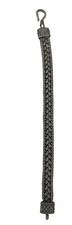 Balinese Style Sterling Silver Woven Wheat Chain Bracelet with Ribbed Stations — listing 3
