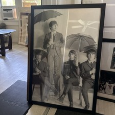 The Beatles Framed Black & White Photo Display with Printed Facsimile Signature Plaques — listing 3