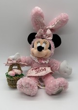 Disney Minnie Mouse Easter Bunny Costume Plush with Carrot, Pastel Tie-Dye