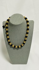 Liz Claiborne Beaded Statement Necklace with Faux Pearls, Metallic Crystals & Rhinestone Rondelles — listing 2