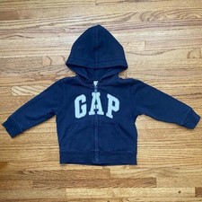 Baby Gap Toddler Leather Sneakers, Cream, Size 8 with Hook-and-Loop Strap