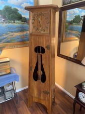 Antique Federal Tall-Case Grandfather Clock with Painted Moon-Phase Dial and Broken-Arch Bonnet — listing 3