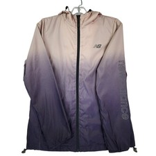 New Balance Hooded Windbreaker Jacket with Blue Ombré Gradient — listing 5
