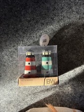 Ceramic Lighthouse Figural Salt and Pepper Shaker Set — listing 3