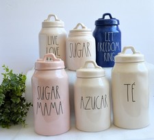 Rae Dunn Artisan Collection Mixed Lot - Canisters, Mugs, Tray & Professional Kitchenware — listing 2
