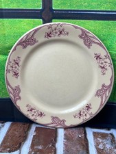 Shenango China Rim Rol Inca Ware Cup and Saucer, Red Floral Border Restaurant Ware — listing 5