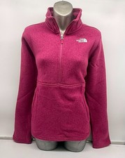 The North Face Women's Crescent Full-Zip Sweater Fleece Jacket, Light Grey Heather, Size XS