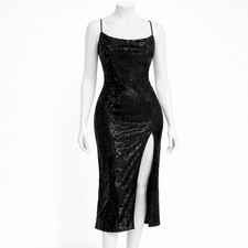 Urban Outfitters Crushed Velvet Smocked Bodice Mini Dress, Size S — listing 2