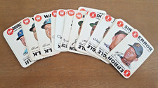 1968 Topps Game Baseball Card Set (Complete 33-Card Set) with Mickey Mantle