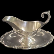 Oneida Georgian Scroll Silverplate Footed Compote (Model 4642) in Original Box — listing 6