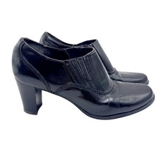 Etienne Aigner Brown Leather & Suede Spectator Lace-Up Oxford Heels, Women's Size 9M — listing 6