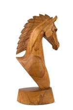 Carved Horse Head Plaque with Bridle Detail — listing 2