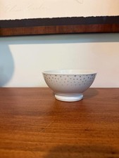 French Porcelain Café au Lait Bowl with Hand-Painted Gilt Floral Decoration, listing 5