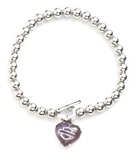 Harley-Davidson Bar & Shield Stretch Panel Bracelet with Trillion-Cut Crystals — listing 2