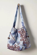 Boho Embroidered Floral Mandala Handbag with Zip Top and Detachable Crossbody Strap — listing 2