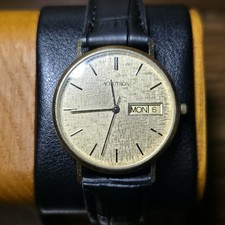 Vintage Bulova Accutron Tuning Fork Wristwatch, 10K Gold Filled Bezel, Stainless Steel Case — listing 2