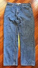Levi's 550 Relaxed Fit Blue Denim Jeans, Size Medium — listing 6