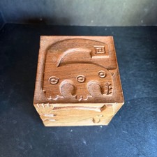 Hand-Carved Wooden Antelope and Fawn Figurine — listing 5