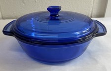 Anchor Hocking Anchor Ovenware Clear Glass Round Casserole Dish with Tab Handles — listing 4