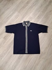MENACE Navy Cotton Twill Button-Up Shirt/Shirt Jacket, Size L — listing 3