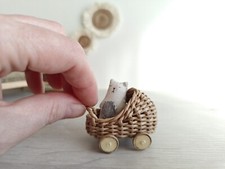 Pair of Miniature Wicker Doll Furniture Chairs (Rattan)