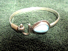 Caribbean Bracelet Co. Sterling Silver Hook Bangle Bracelet, 6.5" Circumference — listing 3