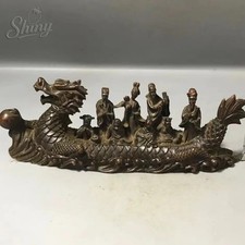 Chinese Tang-Style Bronze Prancing Horse Sculpture with Verdigris Patina