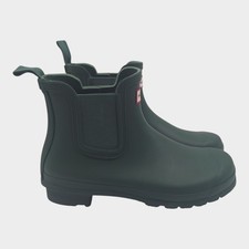 Hunter Original Chelsea Boot, Black Matte Rubber, UK 9 / US 10 / EU 43 — listing 3